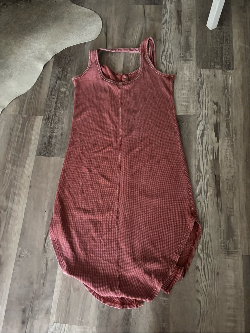 Rust Colored Dress L - Picture 3 of 6